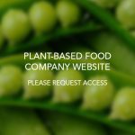 Plant-Based Food Company Website
